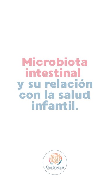 Portada del video de Gastrozen sobre microbiota intestinal y salud infantil.
