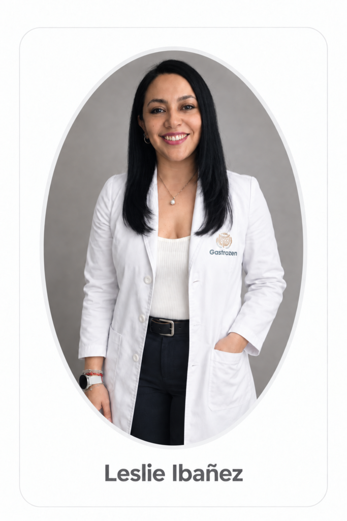Nutricionista Leslie Ibañez