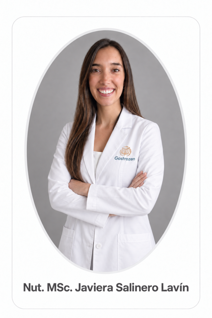 Nut. MSc. Javiera Salinero Lavín — Gastrozen