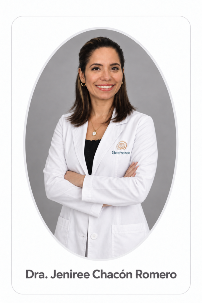 Dra. Jeniree Chacón Romero — Gastrozen